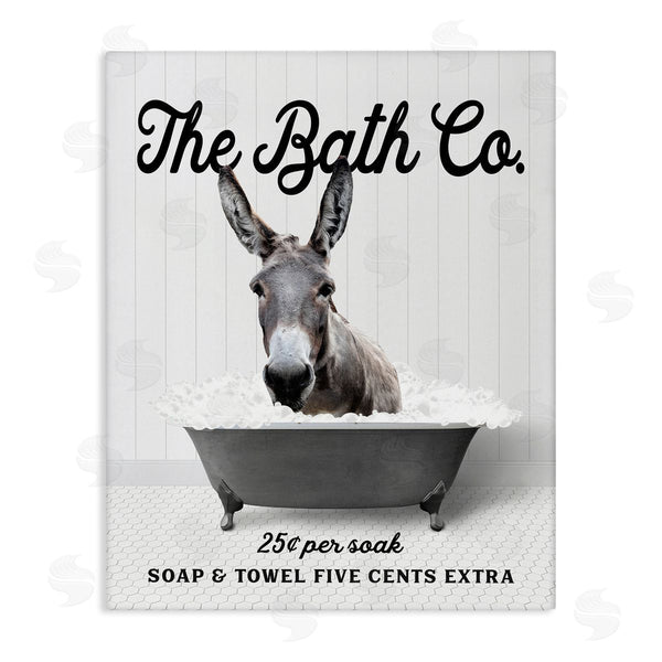 stupell industries Lettered and Lined | Vintage Donkey in Tub Wall Art