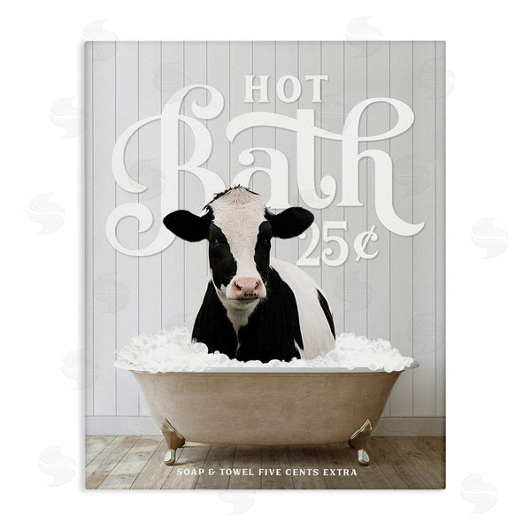 stupell industries Lettered and Lined | Vintage Farmhouse Bathroom Wall Art