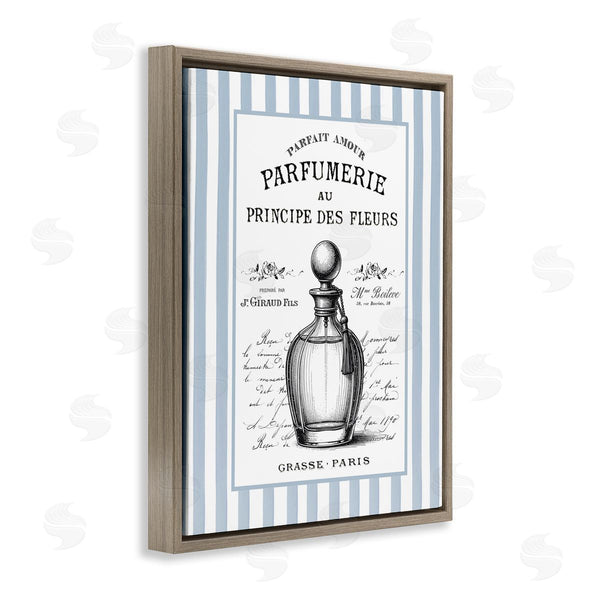 Stupell Industries Lettered And Lined | Vintage Fragrance On Stripes