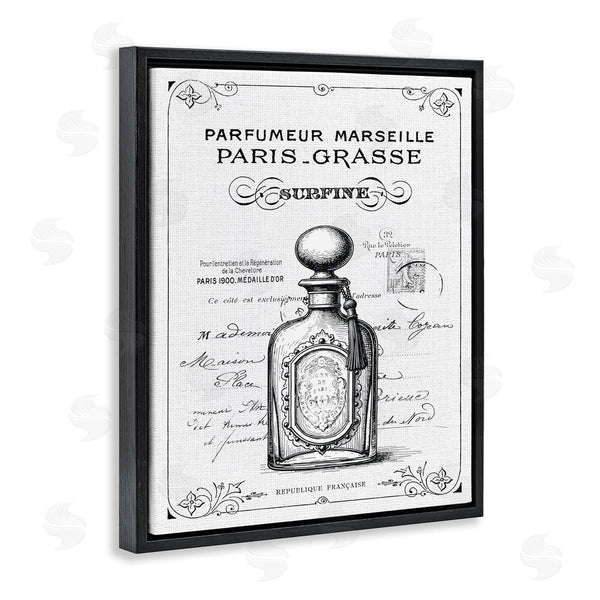 Stupell Industries Lettered And Lined | Vintage French Luxury Bottle