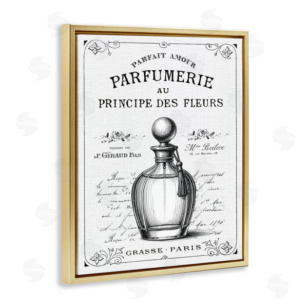 Stupell Industries Lettered And Lined | Vintage French Perfume