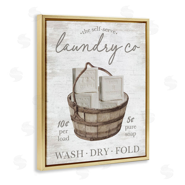 Stupell Industries Lettered And Lined | Vintage Laundry Co