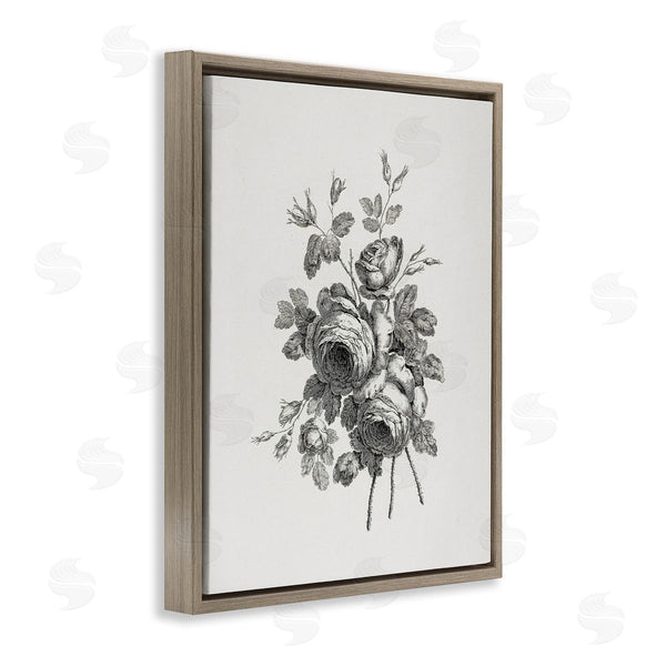 Stupell Industries Lettered And Lined | Vintage Roses Bundle
