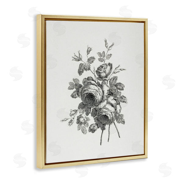 Stupell Industries Lettered And Lined | Vintage Roses Bundle