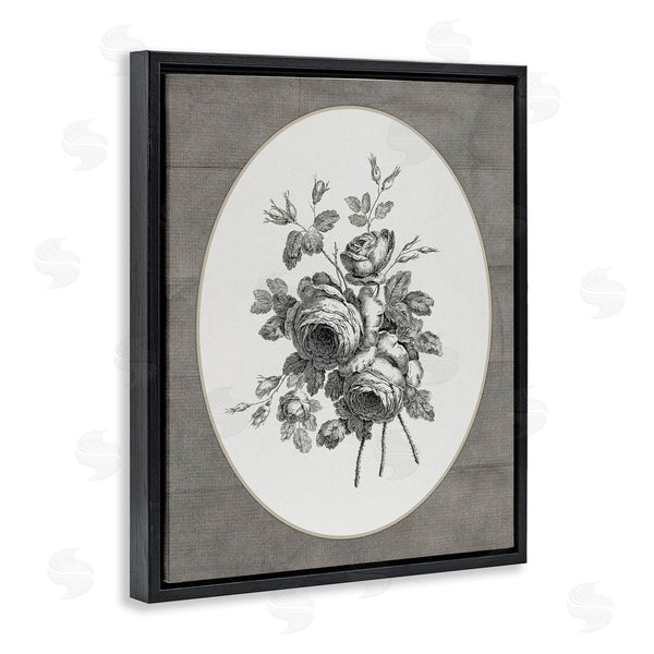 Stupell Industries Lettered And Lined | Vintage Roses Vignette