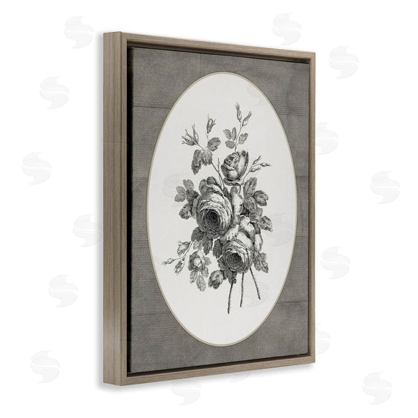 Stupell Industries Lettered And Lined | Vintage Roses Vignette