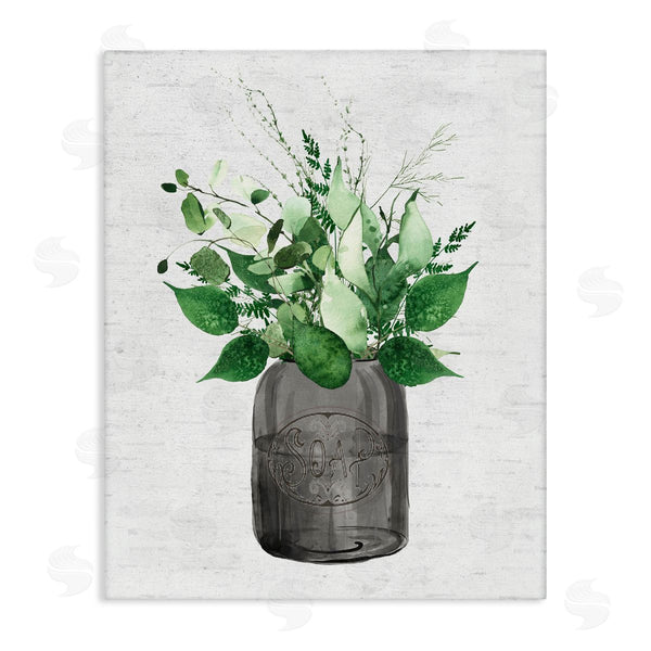 stupell industries Lettered and Lined | Vintage Soap Jar Herbs Wall Art