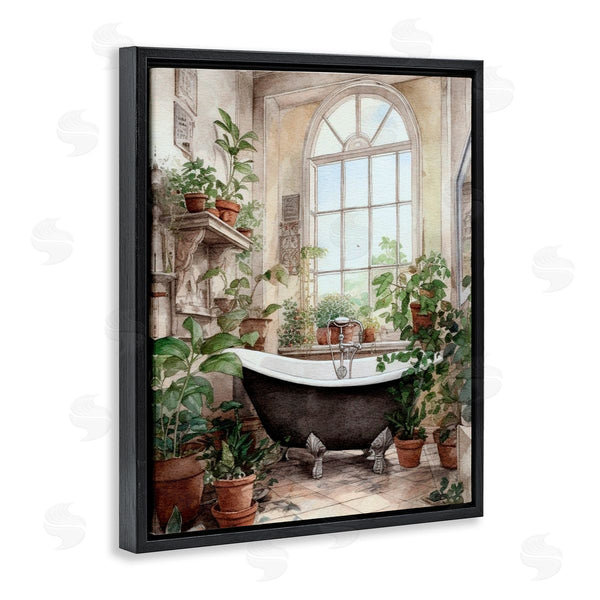 Stupell Industries Lettered And Lined | Vintage Sun Lit Bathtub Wall Art