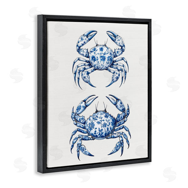 Stupell Industries Lettered And Lined | Vintage Toile Crabs Wall Art