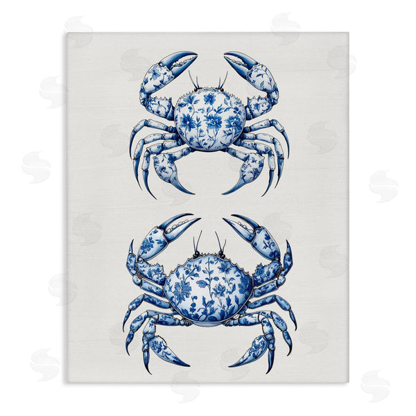 stupell industries Lettered and Lined | Vintage Toile Crabs Wall Art