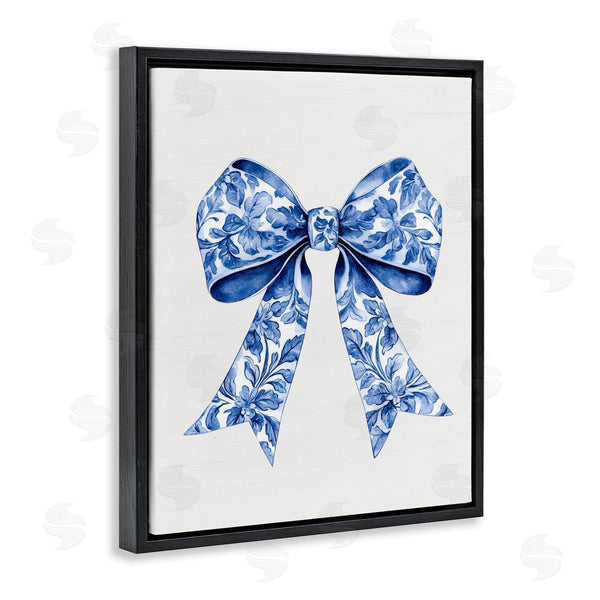 Stupell Industries Lettered And Lined | Vintage Toile Flower Ribbon Wall Art