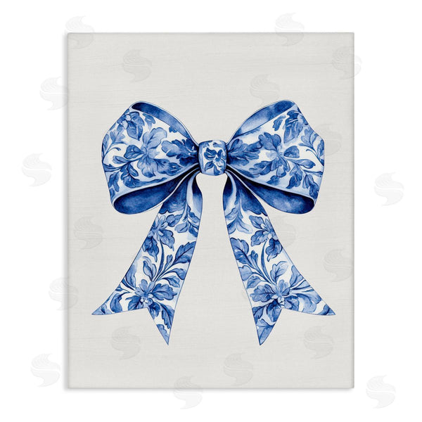stupell industries Lettered and Lined | Vintage Toile Flower Ribbon Wall Art