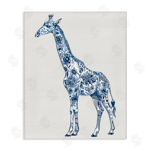 stupell industries Lettered and Lined | Vintage Toile Giraffe Wall Art