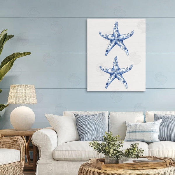 Stupell Industries Lettered And Lined | Vintage Toile Starfish Wall Art