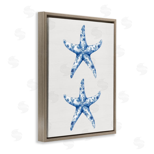 Stupell Industries Lettered And Lined | Vintage Toile Starfish Wall Art