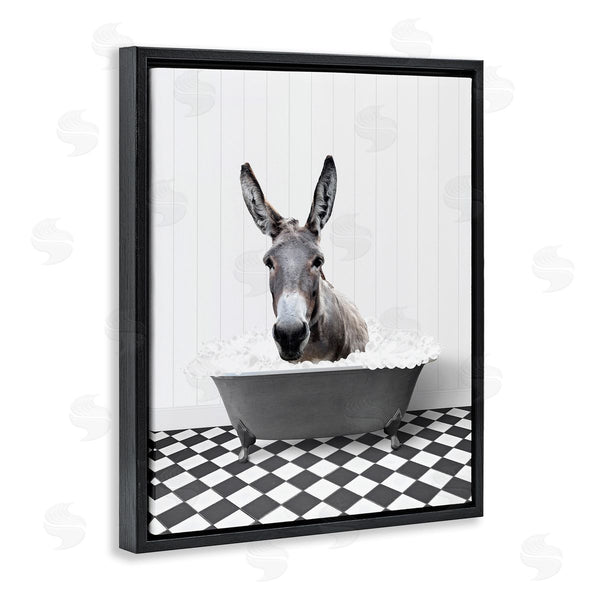 Stupell Industries Lettered And Lined | Vintage Tub Donkey Wall Art