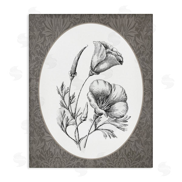 stupell industries Lettered and Lined | Vintage Tulips in Bloom