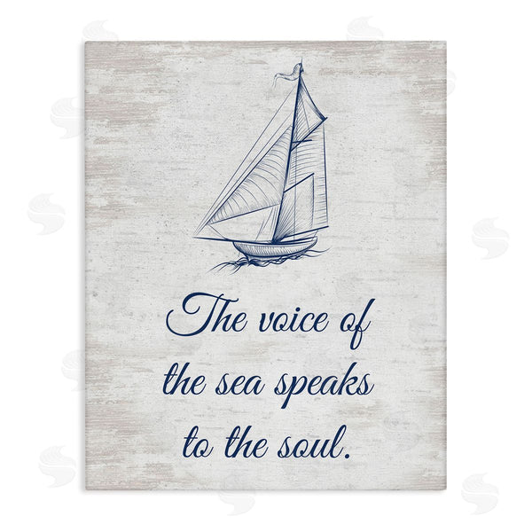 stupell industries Lettered and Lined | Voice Of The Sea