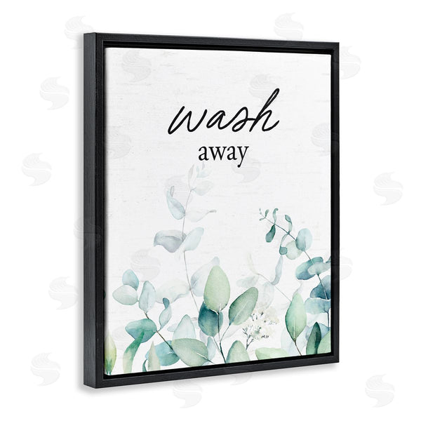 Stupell Industries Lettered And Lined | Wash Away Eucalyptus Wall Art