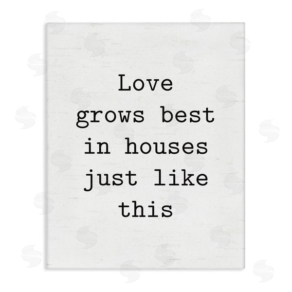 stupell industries Lettered and Lined | Where Love Grows Best Wall Art