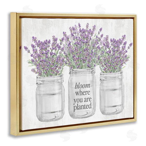 Stupell Industries Lettered And Lined | Where You're Planted