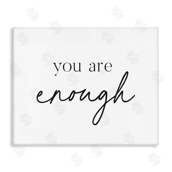stupell industries Lettered and Lined | You Are Enough Sentiment Wall Art
