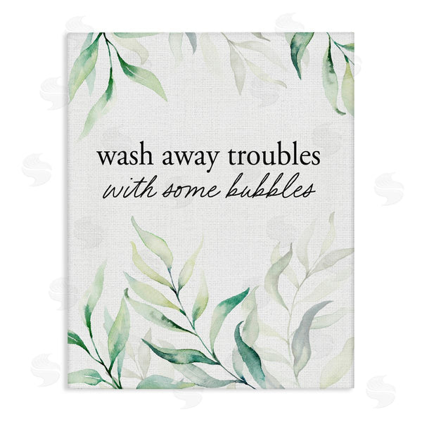 stupell industries Lettered and Lined | Zen Wash Away Troubles Wall Art
