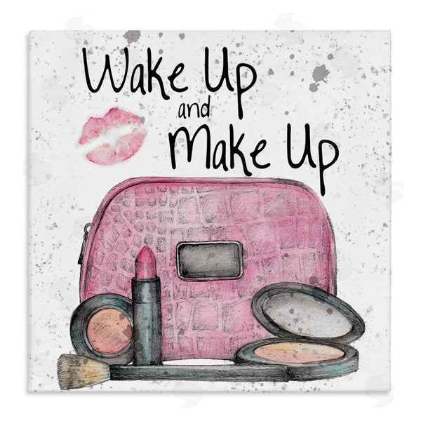 stupell industries Levison Design | Wake Up Makeup Phrase