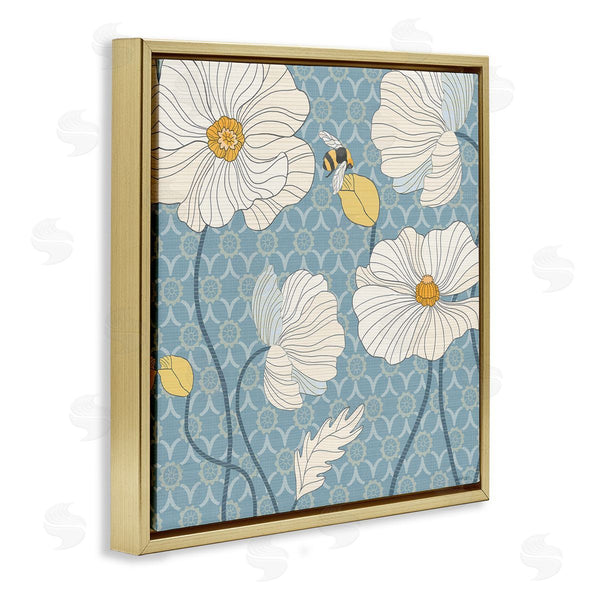 Stupell Industries Levison Design | Wild Poppies And Bee