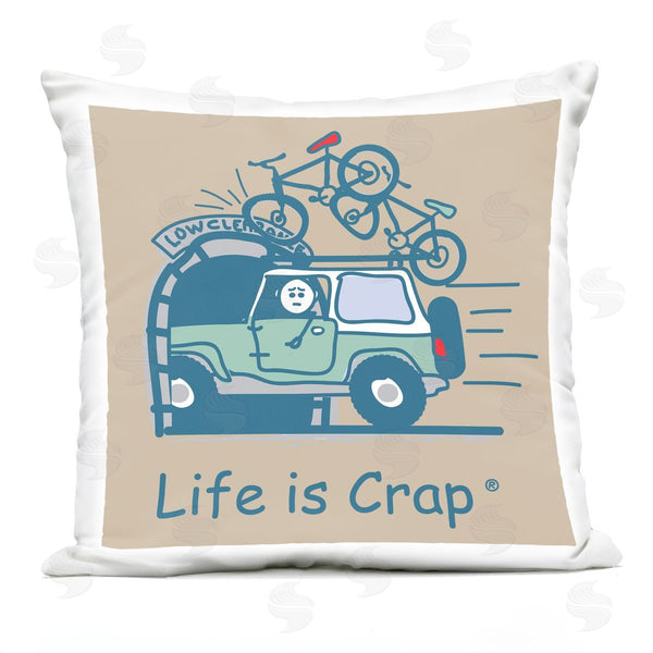 Stupell Industries LIC | Falling Bikes Overpass Printed Throw Pillow