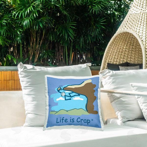 Stupell Industries LIC | Falling Rock Climber Printed Throw Pillow