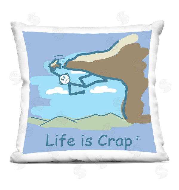 stupell industries LIC | Falling Rock Climber Printed Throw Pillow