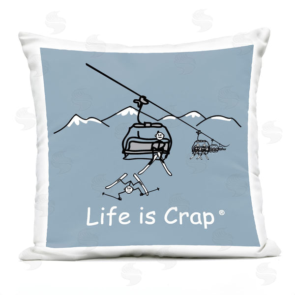 Stupell Industries LIC | Falling Ski Lift Printed Throw Pillow