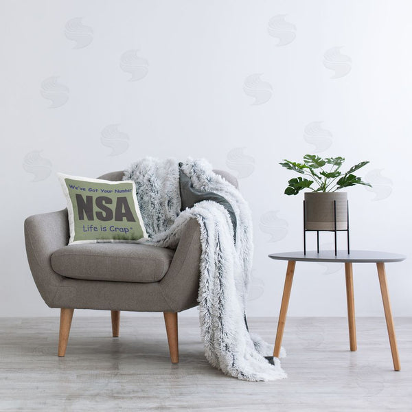 Stupell Industries LIC | Got Your Number NSA Printed Throw Pillow