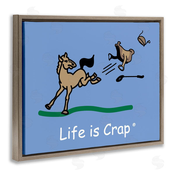 Stupell Industries LIC | Horse Kicking Saddle Wall Art