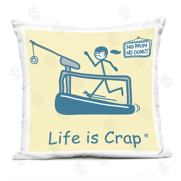 Stupell Industries LIC | No Pain Or Donut Printed Throw Pillow