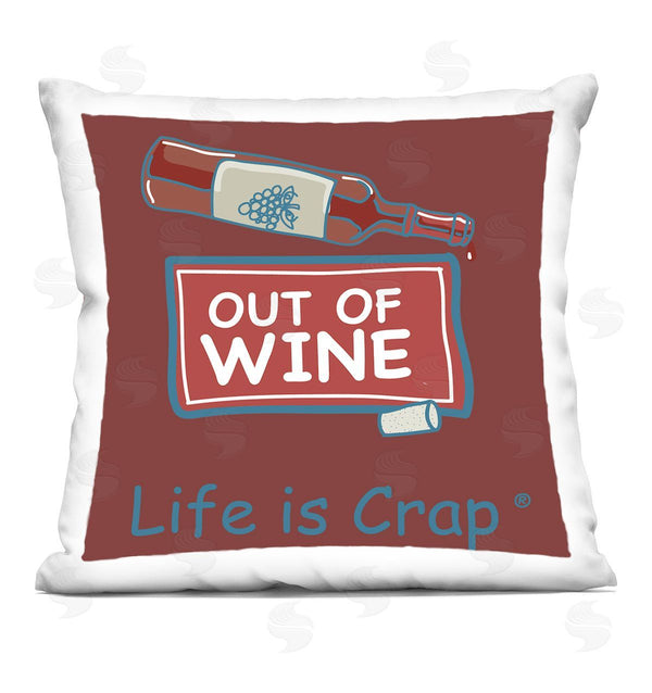 stupell industries LIC | Out Of Wine Bottle Printed Throw Pillow