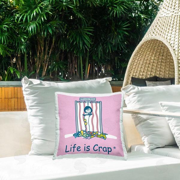 Stupell Industries LIC | Swimsuit Dressing Room Printed Throw Pillow