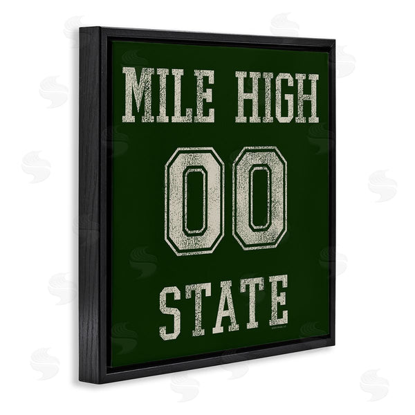 Stupell Industries Life Is High | Vintage Mile High State Wall Art