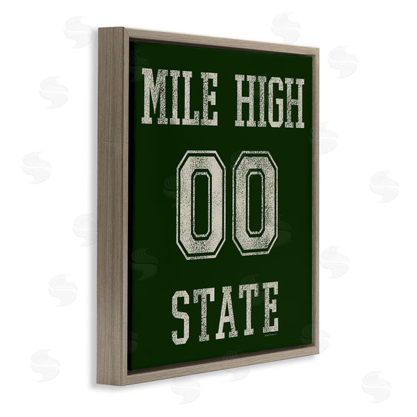 Stupell Industries Life Is High | Vintage Mile High State Wall Art