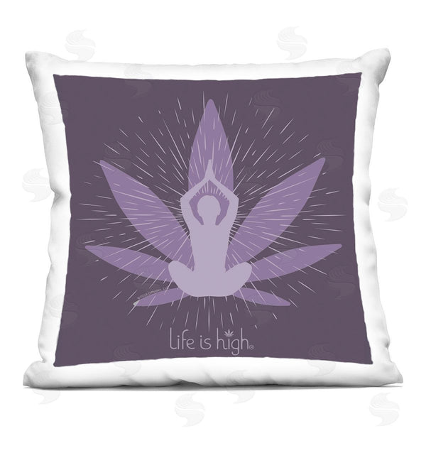 stupell industries LIH | Meditating Mindful Plant Printed Throw Pillow