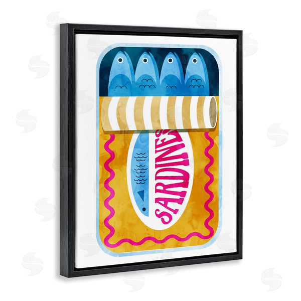 Stupell Industries Lil' Rue | Blue & Orange Canned Sardines