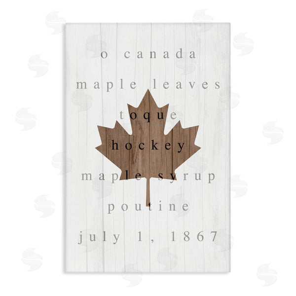 stupell industries Lil' Rue | Canada History Maple Leaf