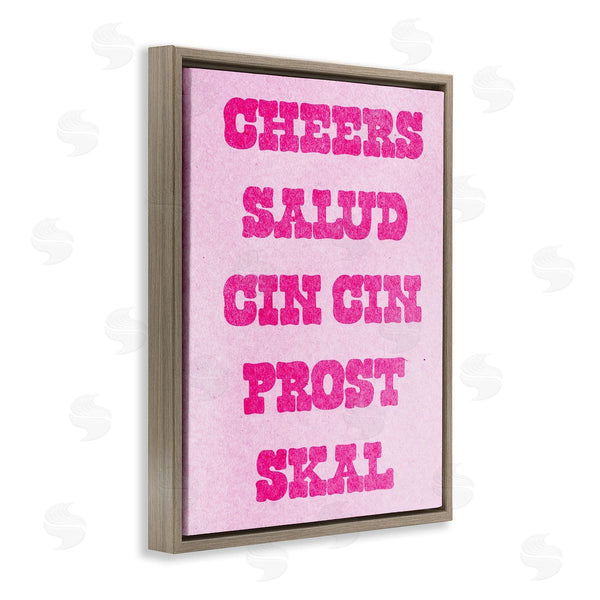 Stupell Industries Lil' Rue | Cheers In Various Languages