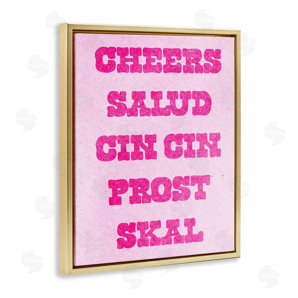 Stupell Industries Lil' Rue | Cheers In Various Languages