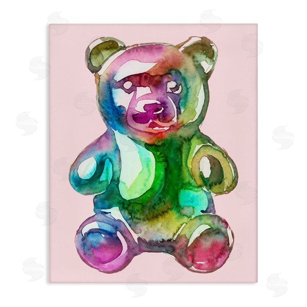 stupell industries Lil' Rue | Chromatic Bear Illustration