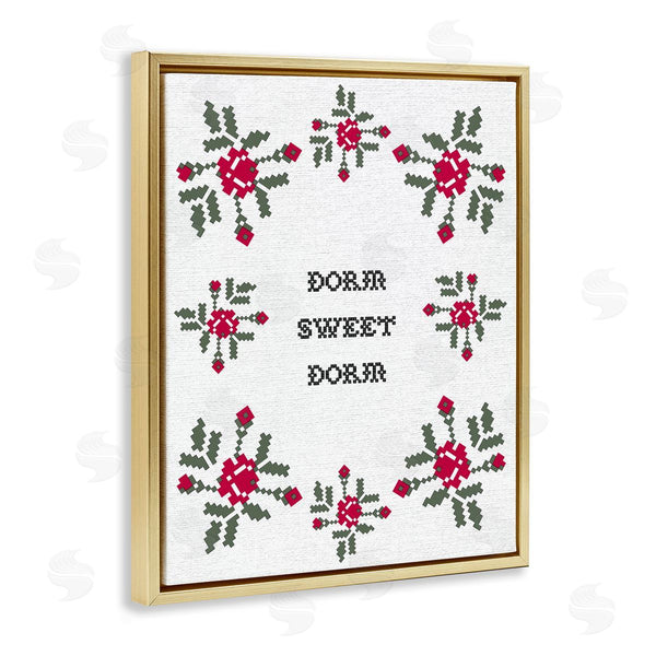 Stupell Industries Lil' Rue | Embroidery Style Sweet Dorm