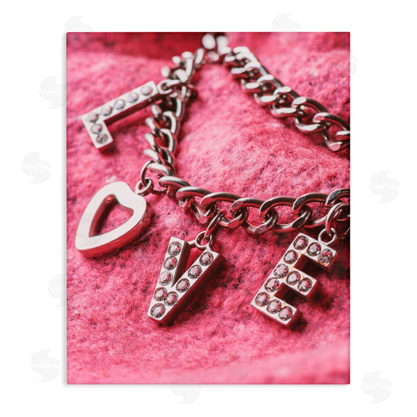 stupell industries Lil' Rue | Glam Love Charm Bracelet