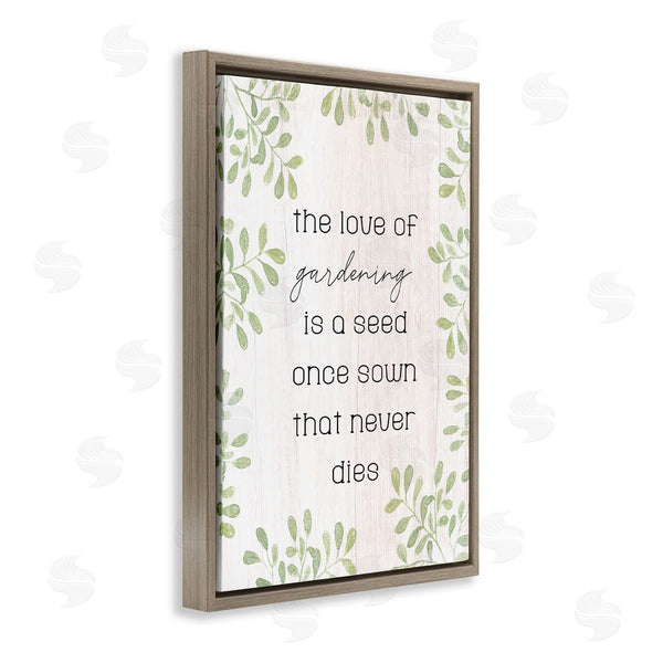 Stupell Industries Lil' Rue | Love Of Gardening Saying Wall Art