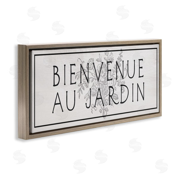 Stupell Industries Lil' Rue | Minimal Vintage Garden Welcome